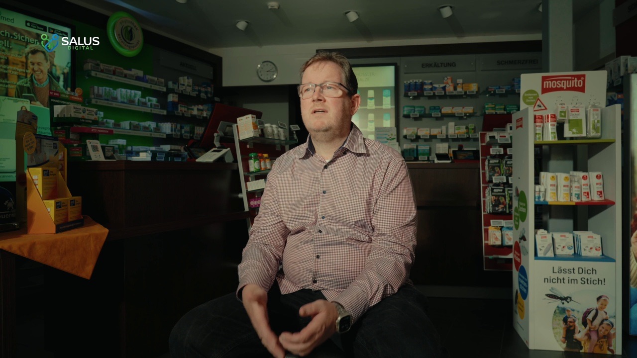 Sebastian Lamping in der Turm-Apotheke, Rosbach v. d. Höhe